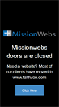 Mobile Screenshot of missionwebs.org