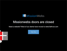 Tablet Screenshot of missionwebs.org